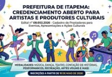 Aberto credenciamento para artistas e produtores culturais em Itapema